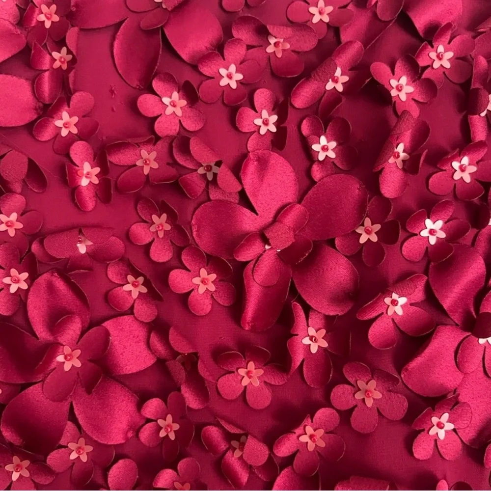 Varun Bahl Red Flower Top - Picture 4 of 12